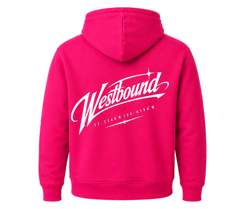 Westbound SF pink hoodie